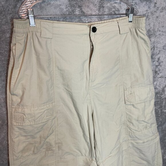Worldwide Sportsman Men Lightweight Fishing Nylon Convertible Cargo Pants XLx32 - Picture 3 of 14